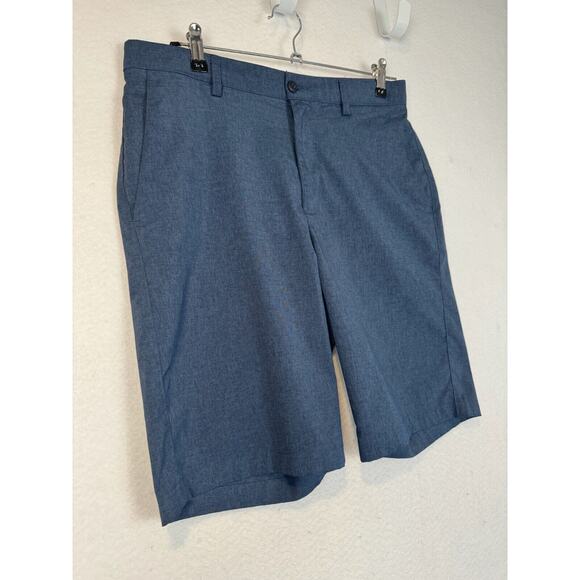 Nike Golf Tour Performance Golf Shorts Men's 32 Blue Crosshatch *DRI-FIT* - Picture 3 of 6